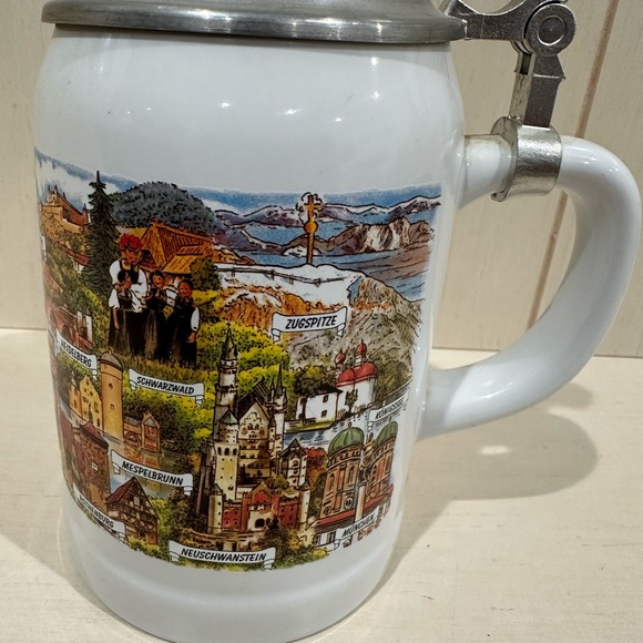 Kleiber Beer Mug Stein with Lid Made in Germany - Picture 3 of 6